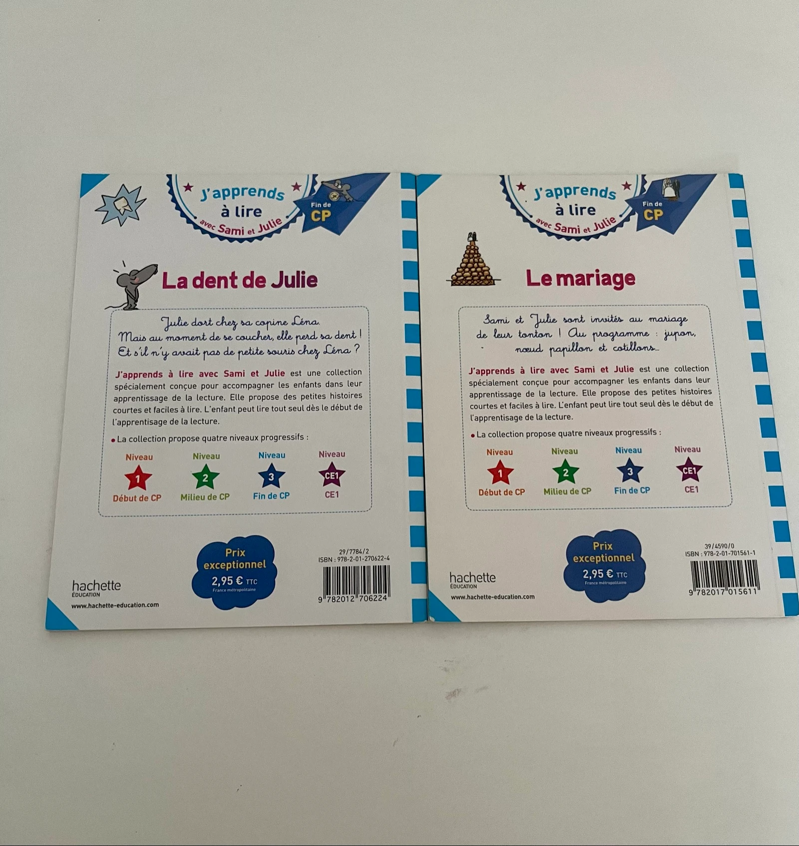 Lote de 8 libros de lectura Sami y Julie – photo 8